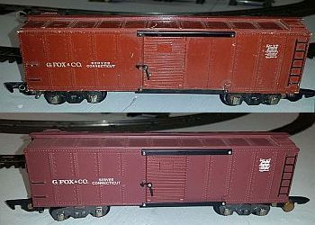 G Fox Box Cars